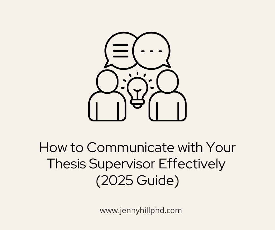 How to Communicate with Your Thesis Supervisor Effectively