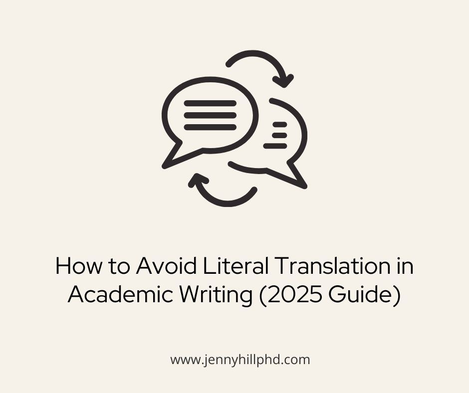 How to Avoid Literal Translation in Academic Writing